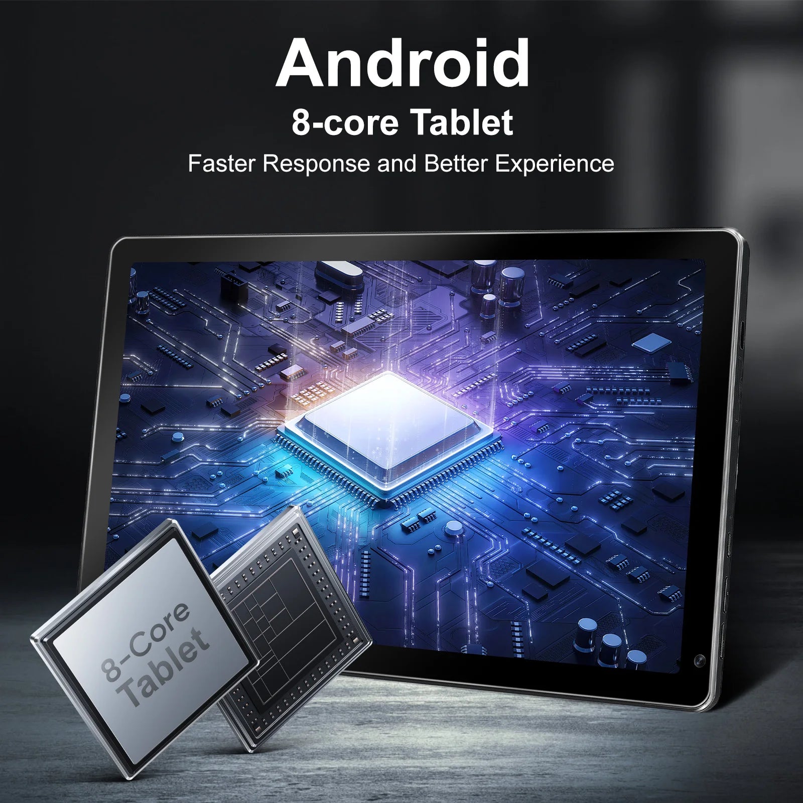 OC101 10.1 Inch Android 13 Tablet with Octa-Core Processor 8GB RAM 128GB ROM And 1TB TF Card Support HD Touchscreen PC Tablets