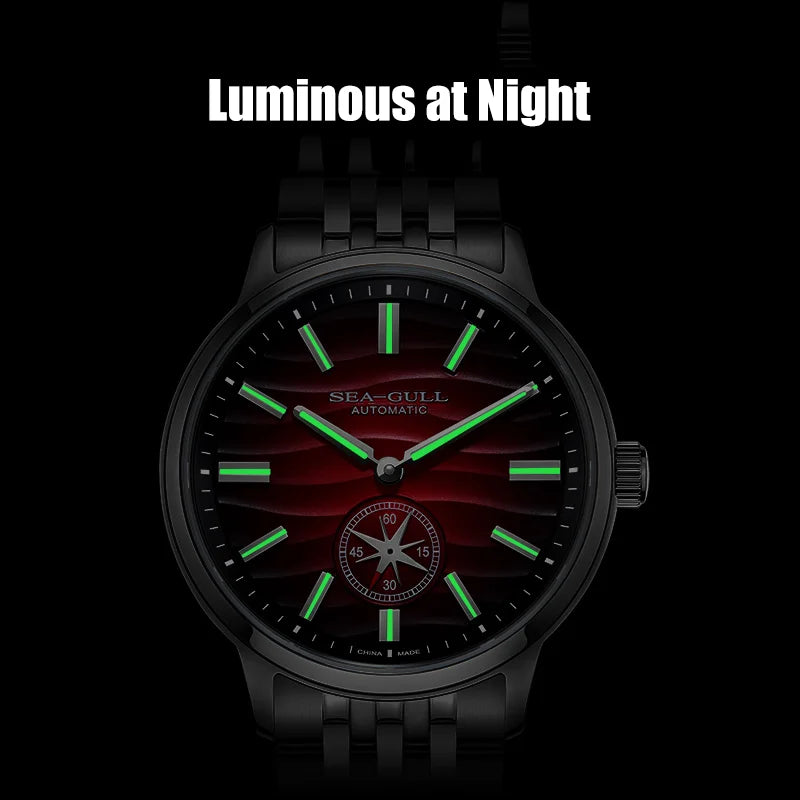 Seagull Automatic Mechanical Watches Waterproof Business Luminous Men's Watches Watch Natural Series US Local Delivered 6180 Hot