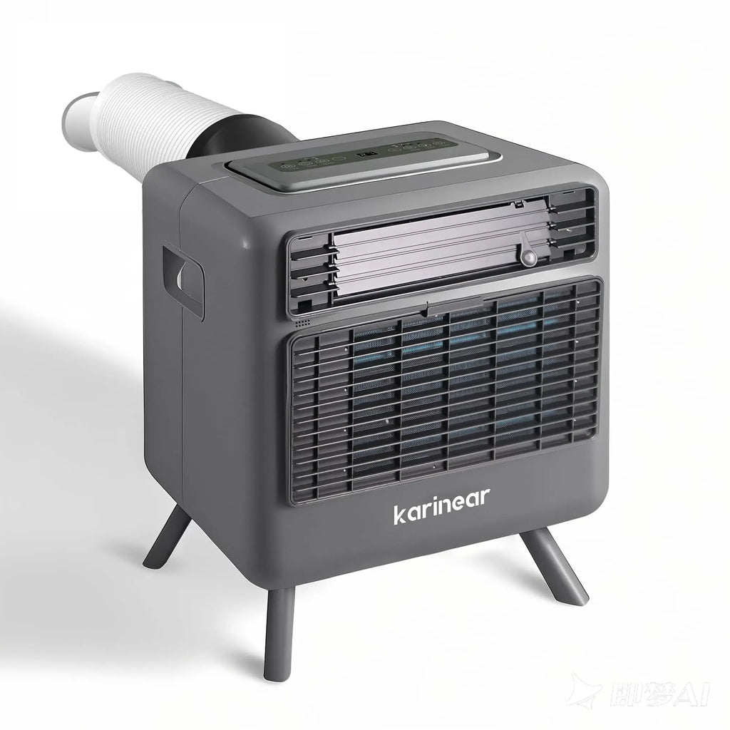 Portable Air Conditioners for Camping, Tent Air Conditioner, 3300BTU, 436W AC Unit Fast Cooling Down to 60°F, 3 Cooling Modes, 24 Hour Timer, Suitable for Camping, RVs, Outdoors and Indoors