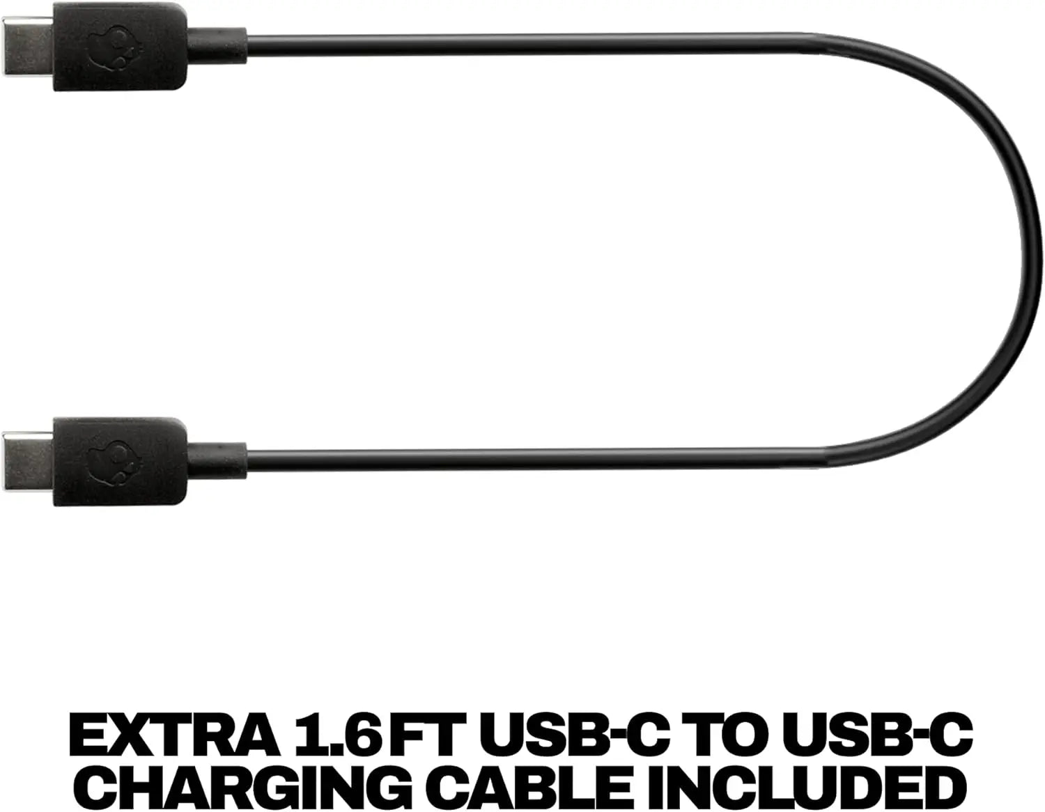 Wireless Over-Ear Bluetooth Headphones with ANC, 60H Battery, Multi-Sensory Bass, USB-C Cable - True Black