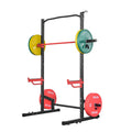 Power Cage Squat Rack, Multifunctional Power Rack Home Gym, 1000LBS Strength Training Workout Equipment with 4 Band Pegs,