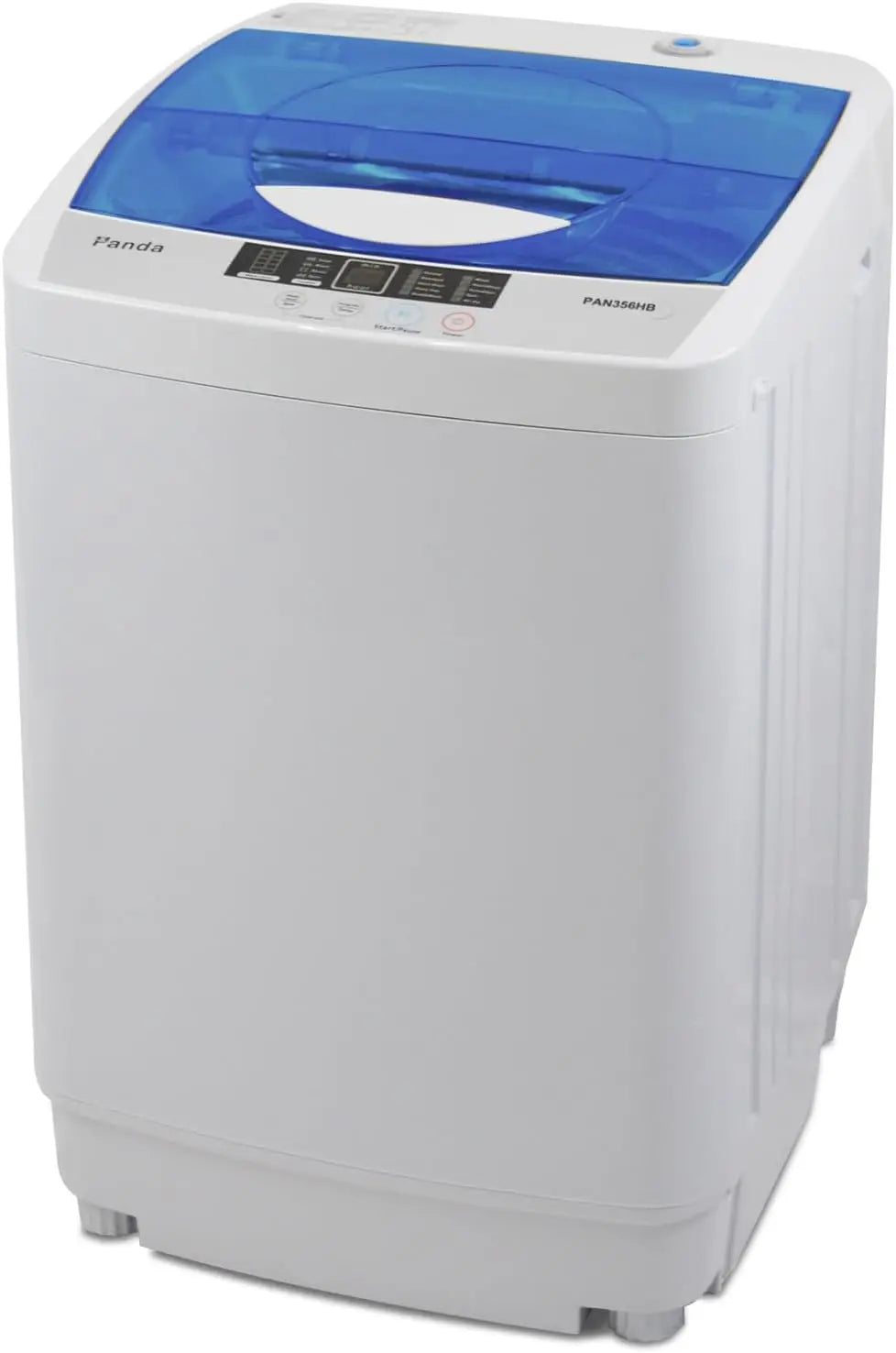 Portable Washing Machine, Fully Automatic Top Load Washer with Drain Pump, 10 LBS Capacity for Apartment Use