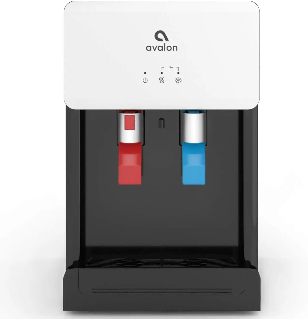 Countertop Bottleless Water Cooler Dispenser with 2-Stage Filters and Installation Kit, NSF Certified, UL Listed, White