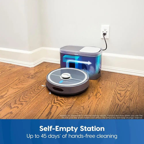 3-in-1 Smart Robot Vacuum and Mop with Self-Emptying Station, LiDAR Navigation, 3000Pa Suction, Ideal for Pets and Multi-Floor H