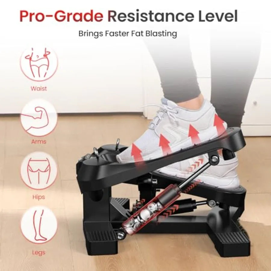 Stair Stepper Machine for Home Workout Stepper for Cardio Legs Hips Glutes Fitness Equipment for Men and Women