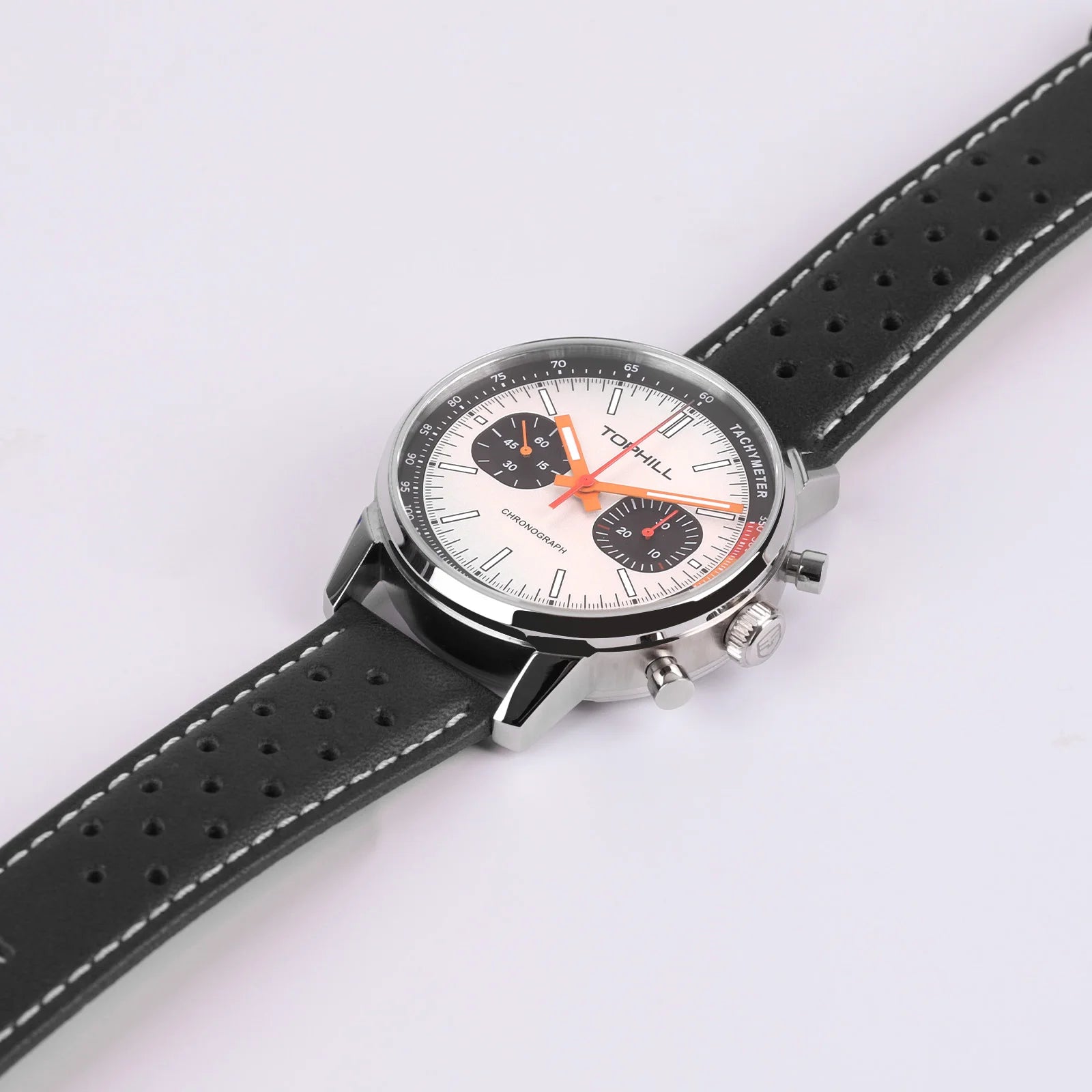 TOPHILL Watches of Men 1963 Chronograph Mechanical Wristwatch Seagull ST1901 Movement Pilot Men's Watch 5ATM Sapphire Luminous