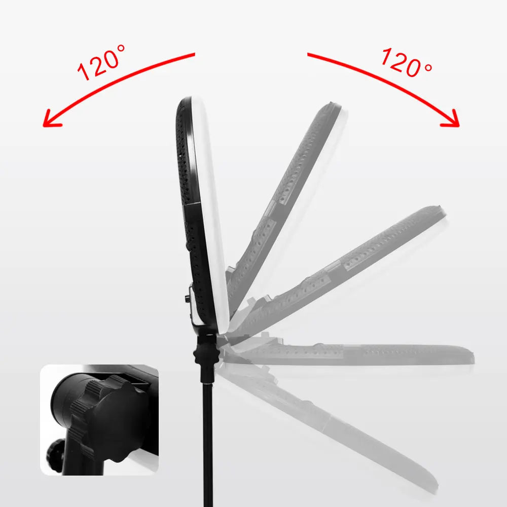18inch Ring Lights with Tripod Remote Control LED Video Lamp FE480 96W Fill Light Bi-color Photo Studio for Makeup Beauty Salon