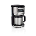 Programmable Front-Fill Coffee Maker with Thermal Carafe 12 Cup Ccity Black Stainless