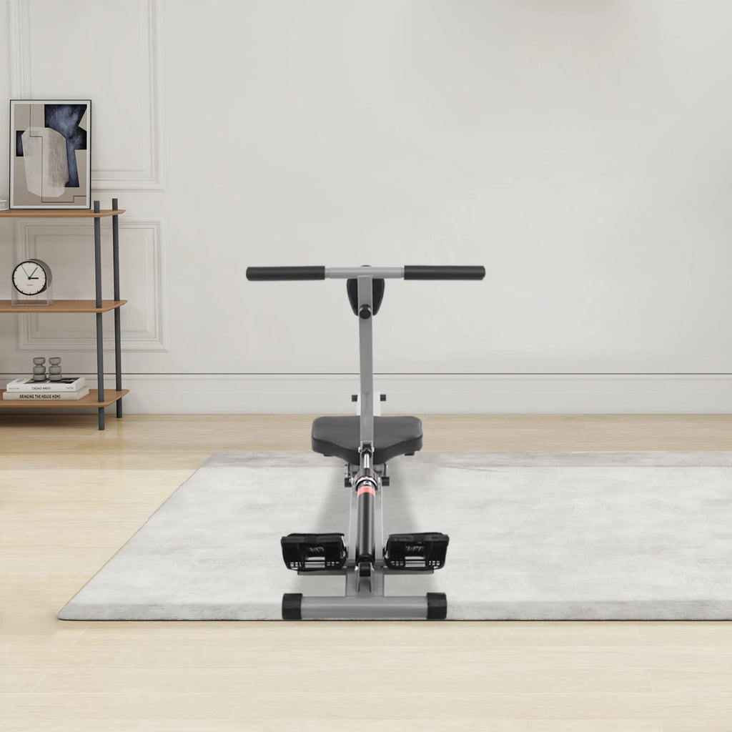 Foldable Rowing Exercise Machine LED Display Screen Used in Homes to Exercise the Muscles of the Abdomen Limbs Back Shoulders