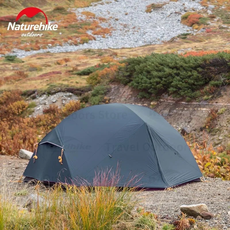 Naturehike Mongar UL Camping Tent 2 Person Backpacking Tents 210T Ultralight Tent Waterproof Hiking Survival Outdoor Hiking Tent