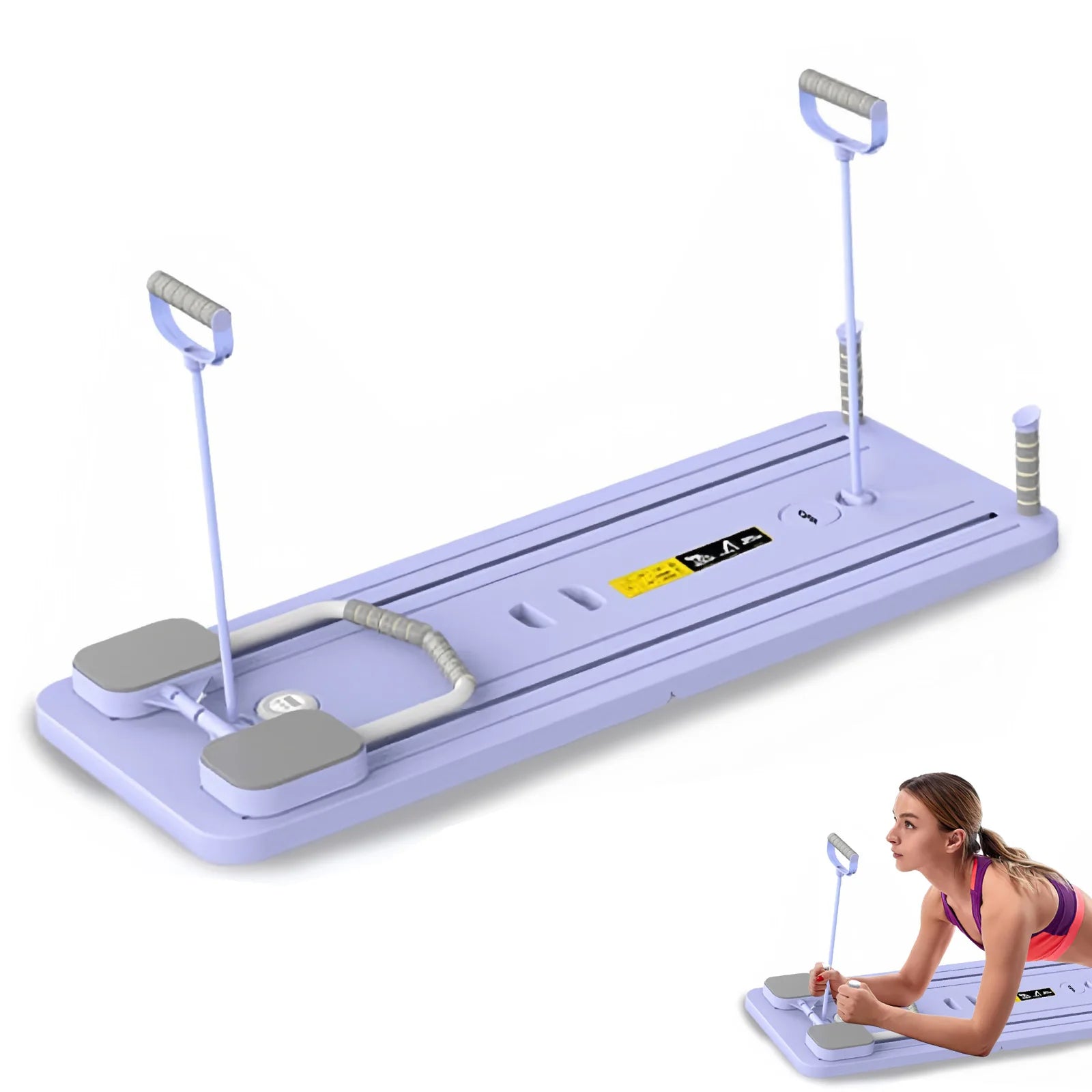 Multifunctional Fitness Board Abdominal Board Push Up Plate Pilates Board Ab Board Reformer Fitness Core Workout Equipment