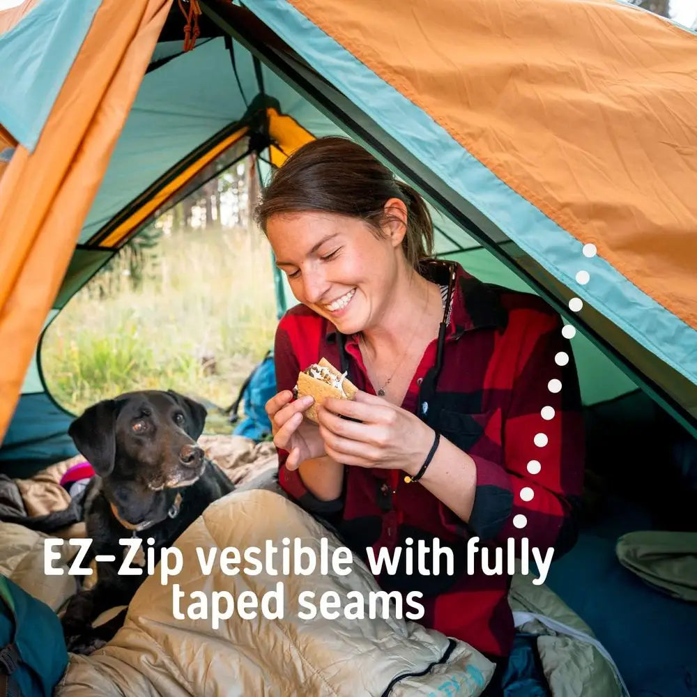 Freestanding Family Tent: 2-6 Person, Spacious & Tall, Quick Setup, Color Guided