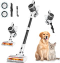 8-in-1 Cordless Stick Vacuum Cleaner, 45Mins Runtime, Powerful Suction for Hardwood Floors, Carpets, and Pet Hair