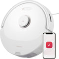 Q8 Max Robot Vacuum and Mop Cleaner with DuoRoller Brush, 5500Pa Suction, Lidar Navigation, Multi-Level Mapping for Pet Hair