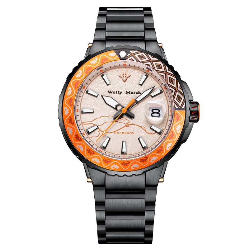 WM Watch Automatic Mechanical Original Brand Watches Limited EditionCollaboration Series Dive Welly Merck Wrist Watch For Man