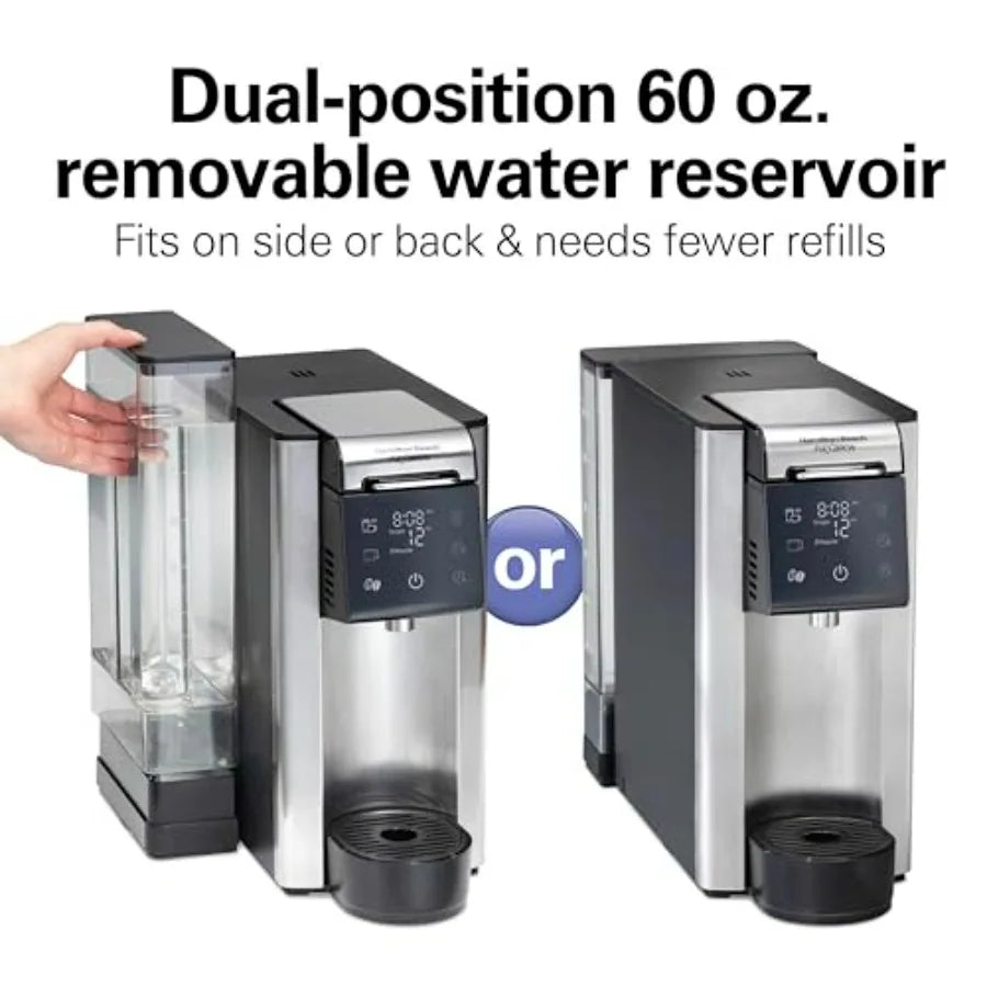 FlexBrew Advanced 5-in-1 Thermal Programmable 12 Cup Drip and Single Serve Hot Iced Coffee Maker with Movable 60oz Water Reserv