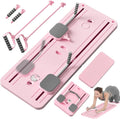 2024 Foldable Pilates Reformer Board, Multi-Purpose 5-in-1 Sliding Board for Home Workouts