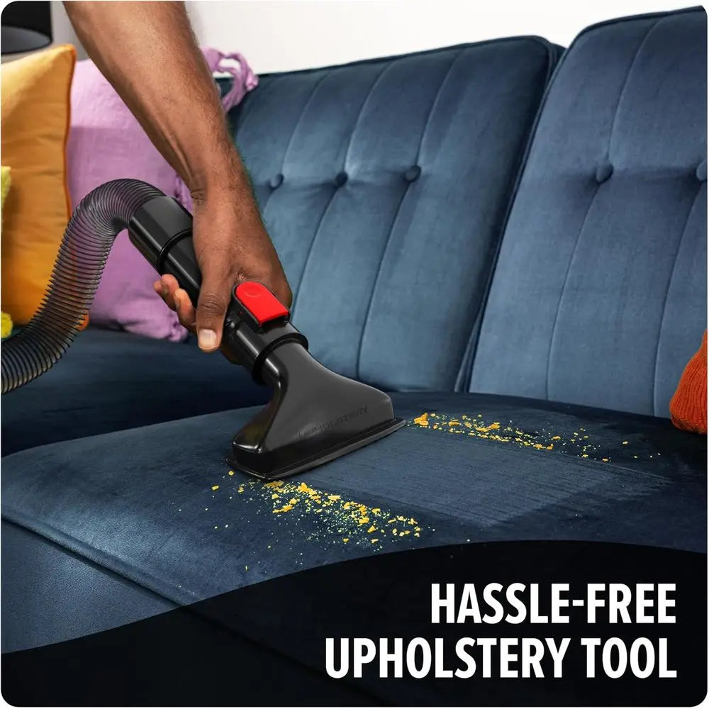 Extended Reach Bagless Upright Vacuum for Carpets and Hard Floors - Powerful, Lightweight, Corded for Home Use