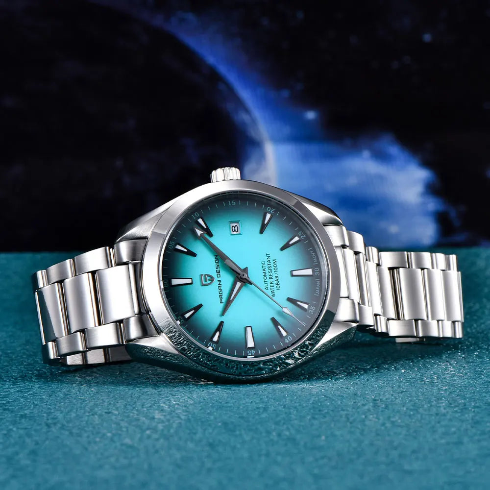 PAGANI DESIGN Japan 8215 Man Mechanical Wristwatch New Sapphire Glass Automatic Watches Waterproof 100M Stainless Watch for Men