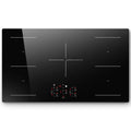 24/36 inch 1800/10800W  2/5 Burner Induction Cooktop Touch Control in Black 8/9 Power Level