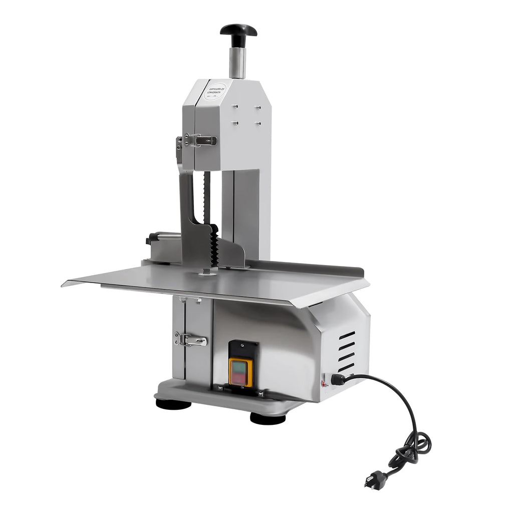 650W Electric Meat Slicer 110V US Standard Stainless Steel Pork Trotter Cutting Machine Adjustable Thickness Food Cutter