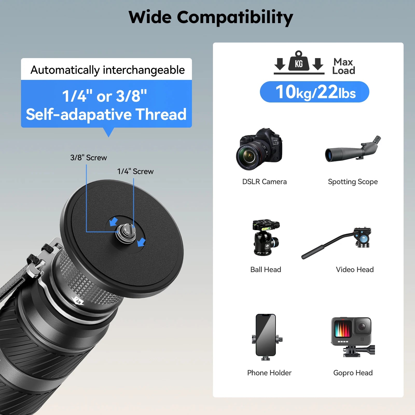 SIRUI SVM-165P 1.65M Carbon Fiber Tripod Monopod Portable Tabletop Travel Tripid With Pedal 10kg For Video Action DSLRs Camera
