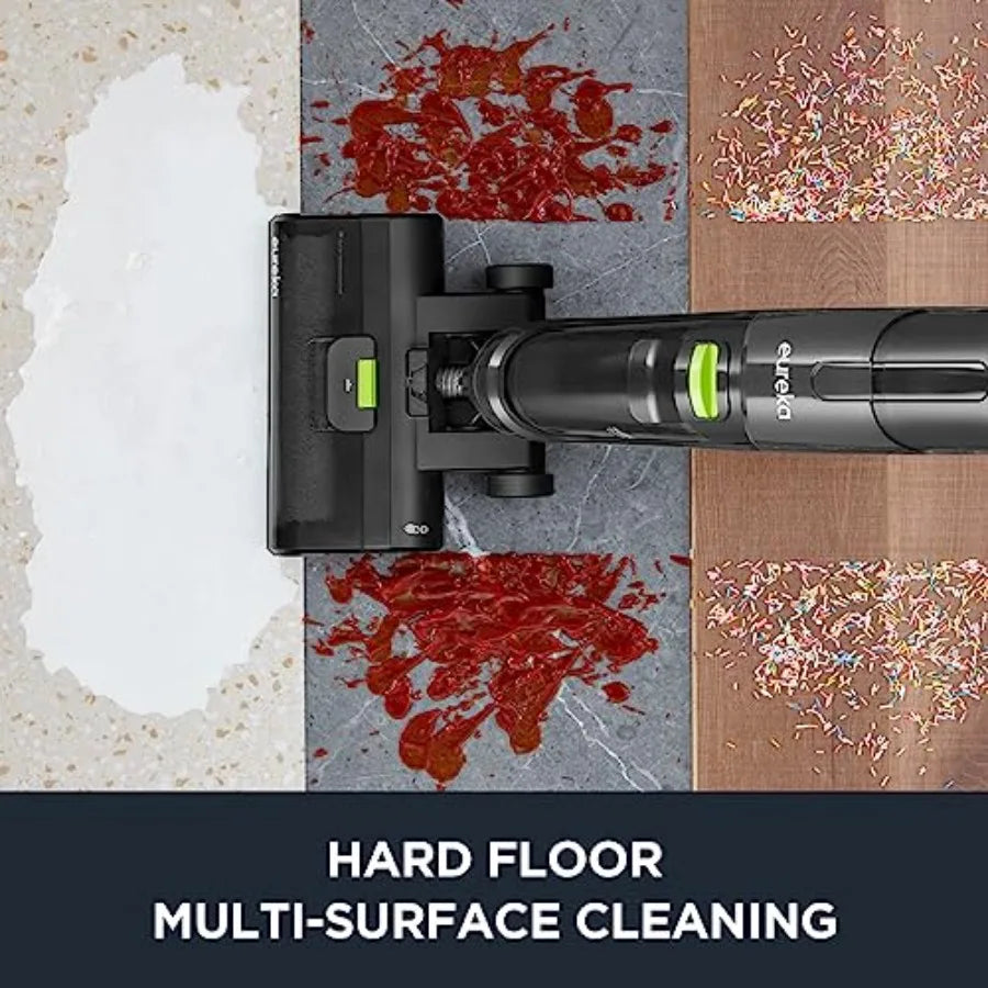 Wet Dry Vacuum Cleaner Cordless Mop Vacuum Cleaner with Self-Cleaning System Lightweight Hardwood Floors Vacuum for Pets and St