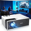 4K Compatible 1080P Home Theater Projector, 300 ANSI Lumens, Max 300 Display, Supports HDMI/USB/VGA/Laptop/TV Stick