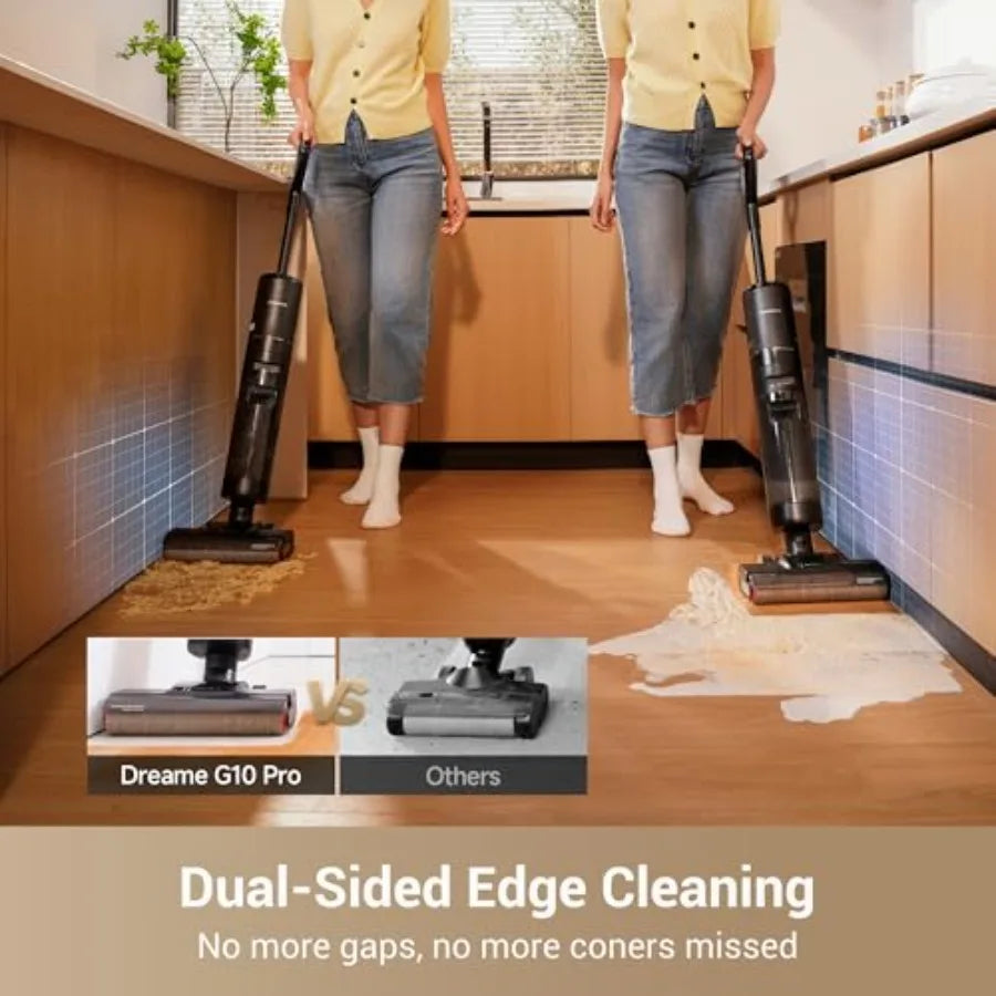 G10 Pro Wet Dry Vacuum Cleaner All-in-One with Auto Self-Cleaning for Hard Floors 35 Min Runtime Edge Cleaning Self-Propelled B