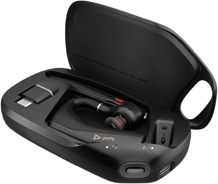 Noise-Canceling Bluetooth Headset with Charging Case, 30-Hour Battery, All-Day Comfort for Work Calls