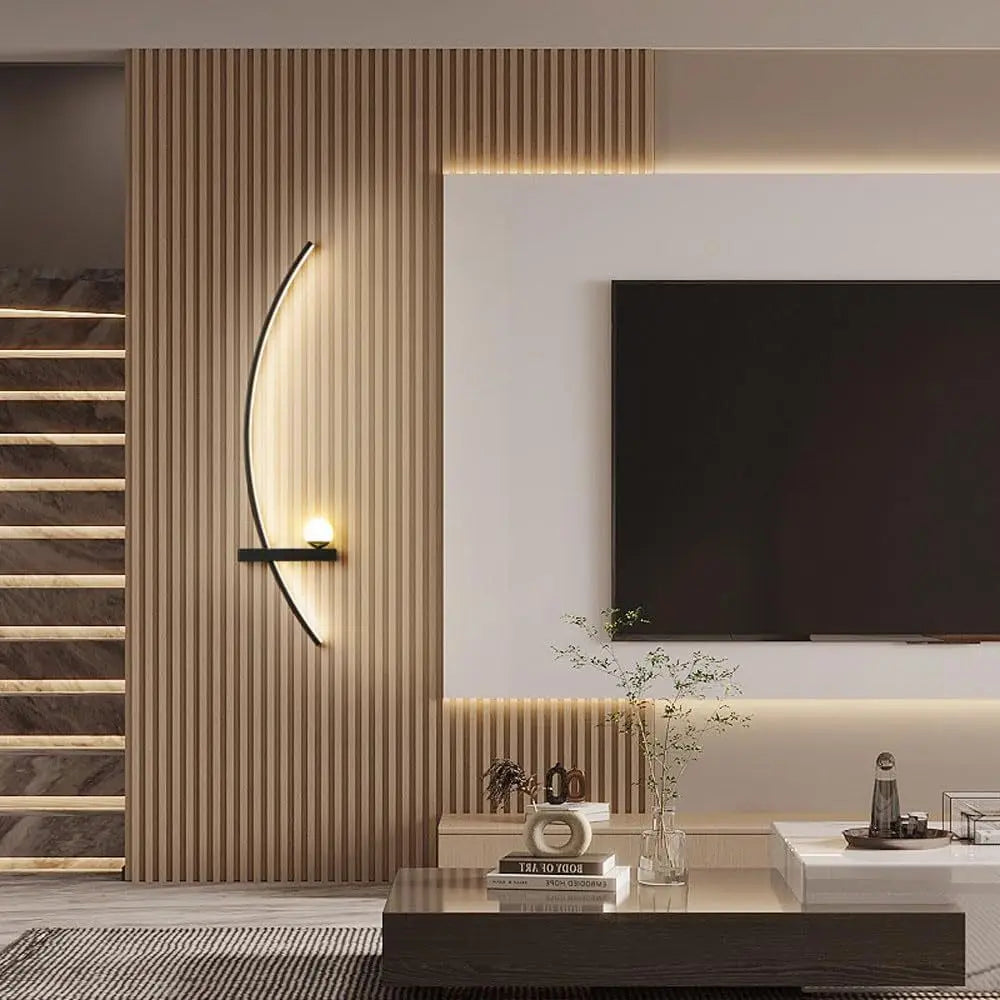 2pcs Bedroom Wall Lights, 31.5in LED Warm Light Wall Lamps for Bedroom, Modern Wall Sconces Set Of Two, Wall Sconces Wall Lights