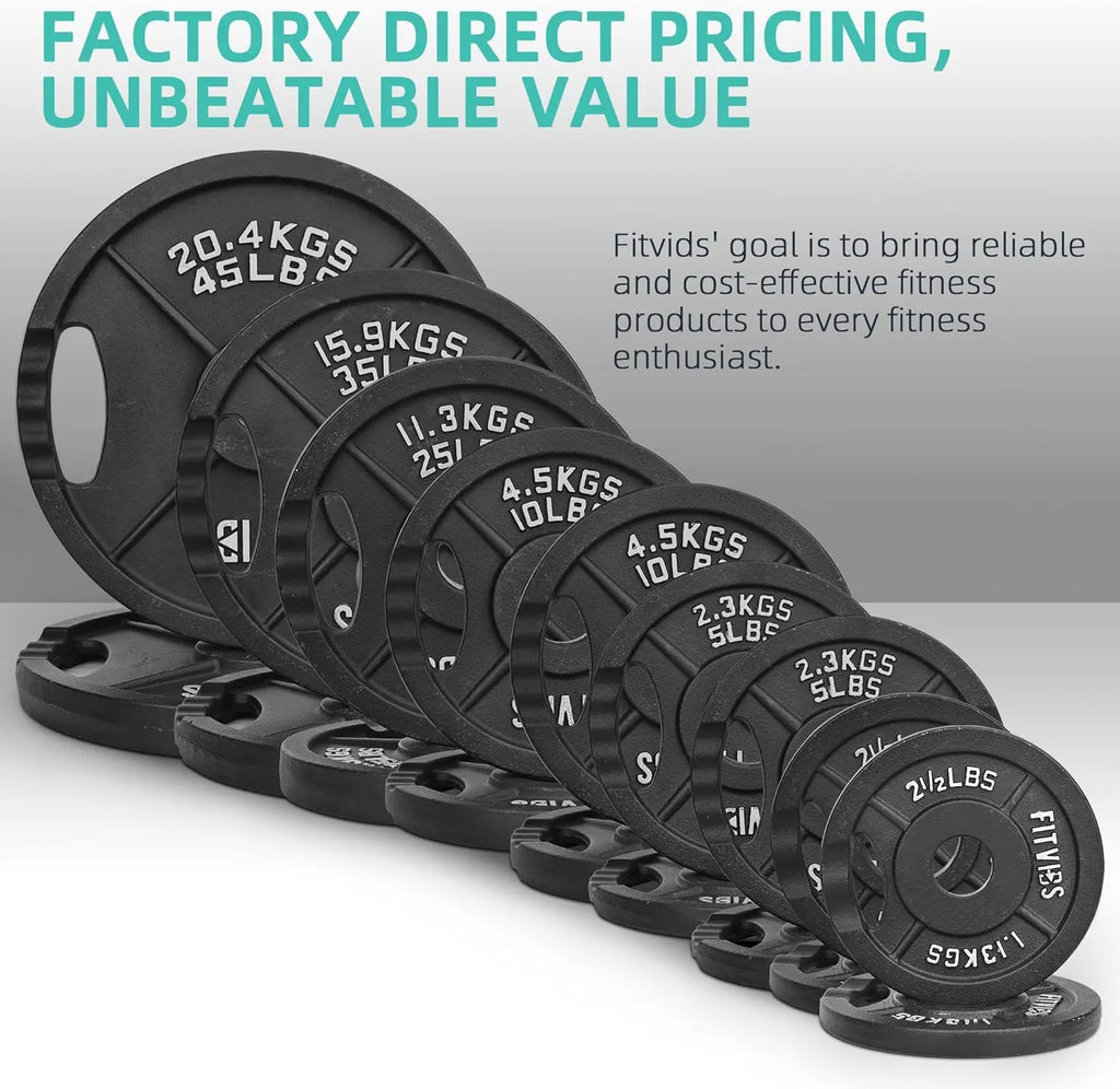 95-Pound Cast Iron Weight Set with 5FT Barbell Bar, Star Locks, and Multiple Plates for Home Gym