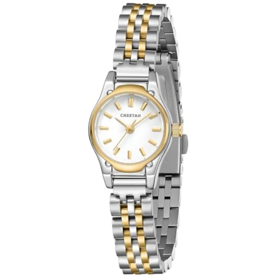 Watches for Women, Dainty Small Round Dial, with Stainless Steel Bracelet Watchband, Waterproof