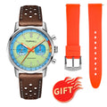 TOPHILL Watches of Men 1963 Chronograph Mechanical Wristwatch Seagull ST1901 Movement Pilot Men's Watch 5ATM Sapphire Luminous