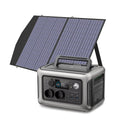 ALLPOWERS R600 Portable Power Station 600W 299Wh LiFePO4 Solar Generator UPS Battery Backup MPPT & 100W Solar panel for Camping