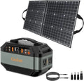 GOFORT 330W Portable Power Station; 299Wh Solar Generator Backup Power Compatible with 100W 18V