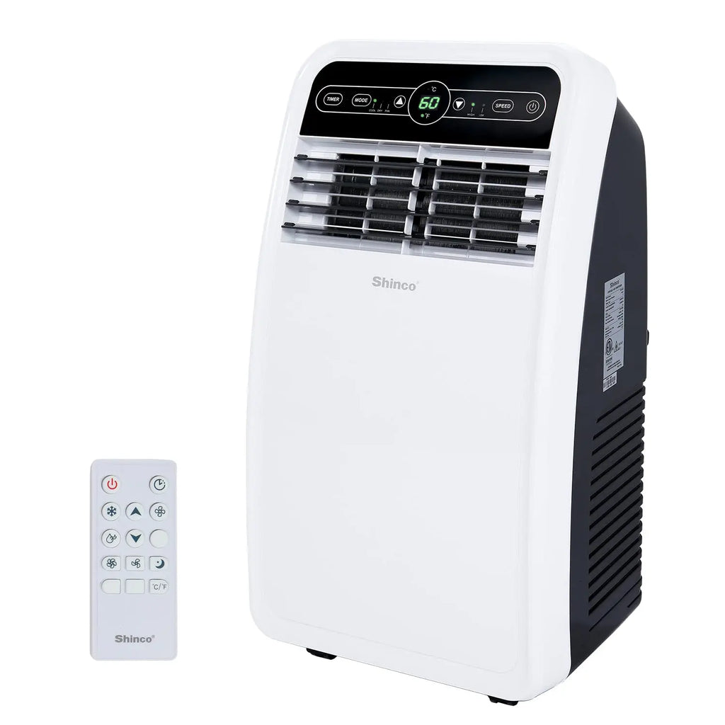 Shinco 8,000 BTU Portable Air Conditioner, AC Unit with Built-in Cool, Dehumidifier & Fan Modes for Room up to 350 sq.ft
