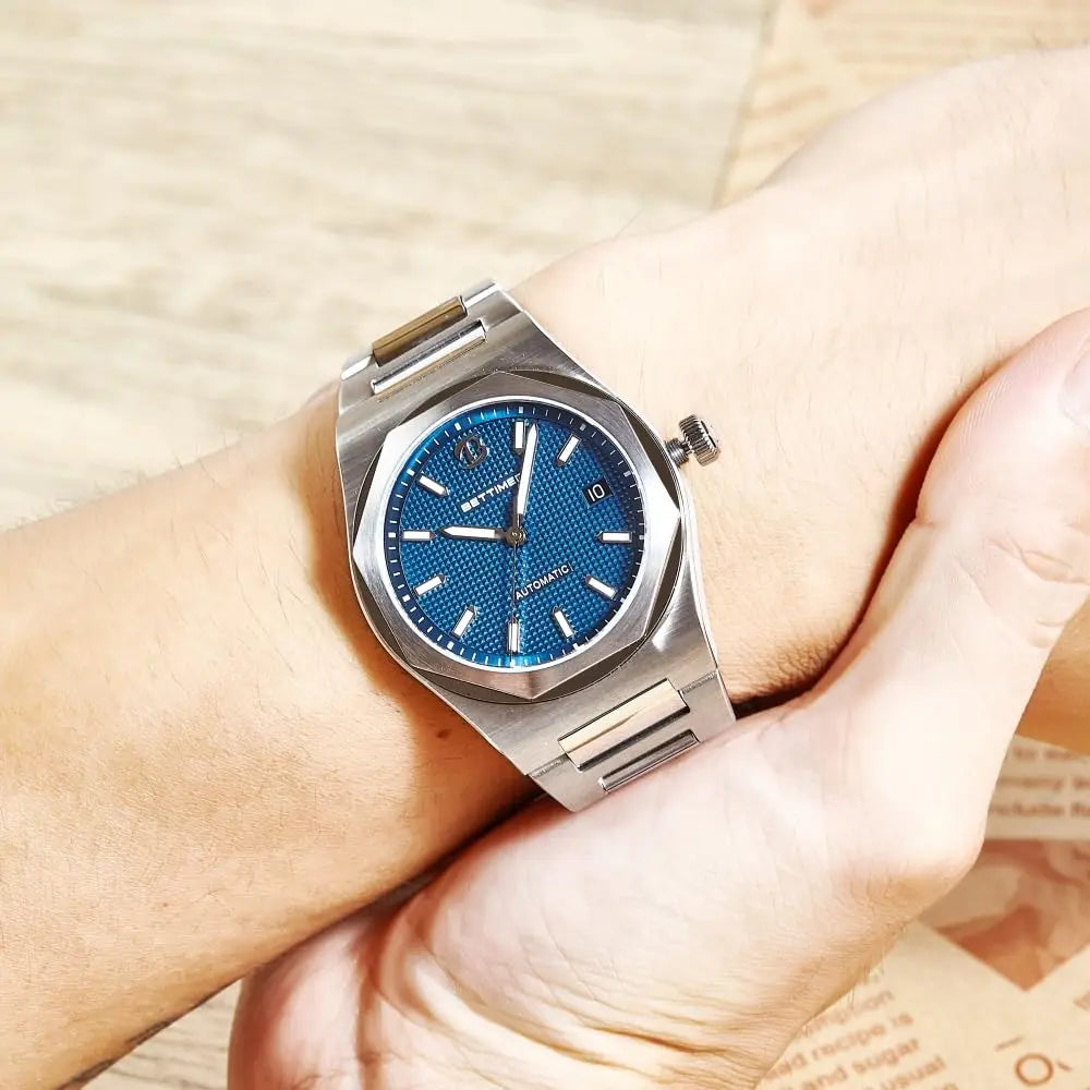 BETTIMER B8001 V1 Automatic Watches Men PT5000 Movement 40mm 316L Stainless Steel 10ATM Water Resistance Self-Winding Mechanical