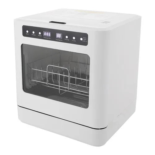 Portable Mini Dishwasher For Countertop Use With 4 Washing Modes And Drying Function For Family Kitchenware