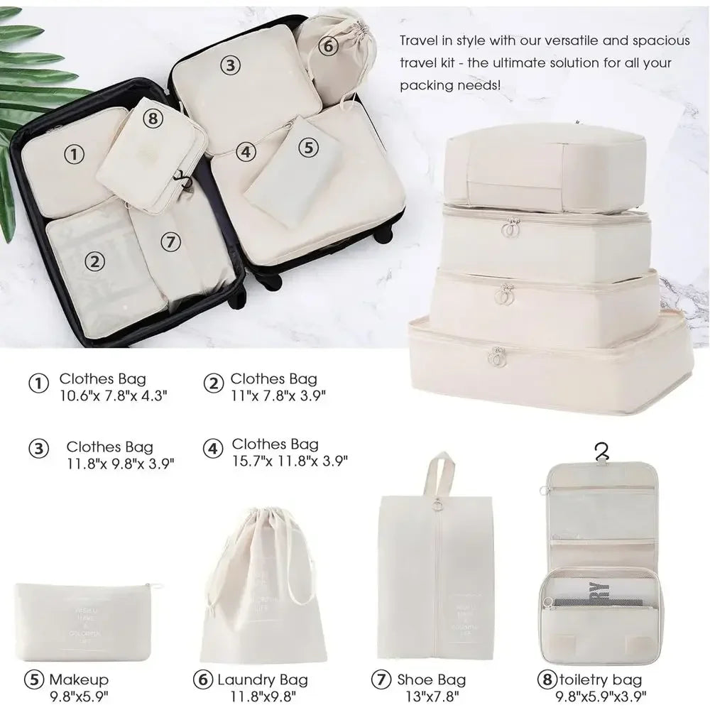 13 Piece Luggage Set with Spinner Wheels, TSA Lock, Expandable Hard Cases in Light Pink, Sizes 16-28 Inches