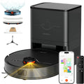 Self-Emptying Robot Vacuum Mop Combo with LiDAR Navigation, 7000Pa Suction, 180 Min Runtime for Pet Hair and Carpets