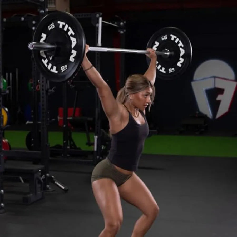 Technique Training Barbell 6 FT Chrome Finish 15 KG 33lb 28MM Shaft Rated 500 LB Weightlifting Bar