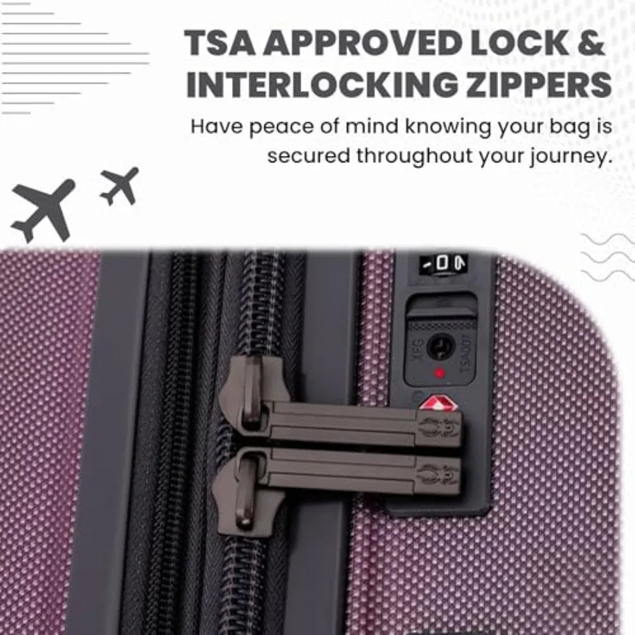Rails 29 Inch Expandable Hardside Checked Suitcase for Travel Polycarbonate Black Lightweight with 360 Spinner Wheels and TSA A