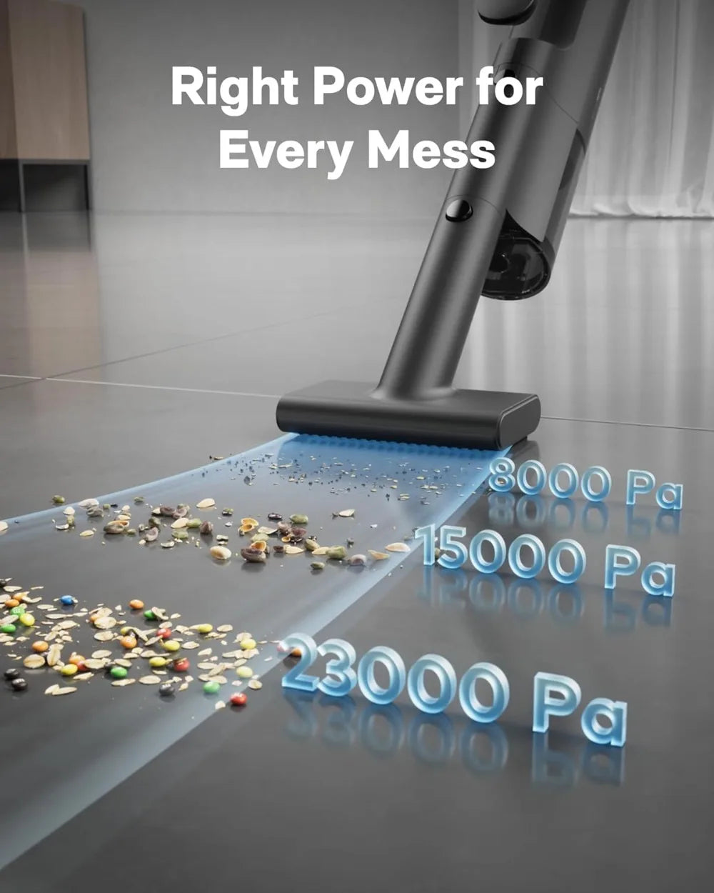 Cordless Handheld Vacuum Cleaner 23000Pa, 3 Suction Modes, Electric Blower for Car, Home & Outdoor