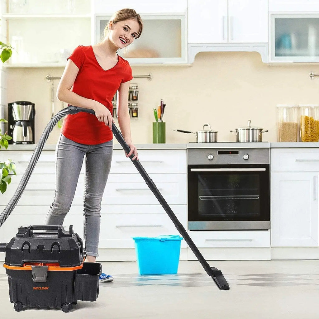 4 Gallon 5.5 HP Commercial Wet Dry Vacuum Cleaner with Blower for Outdoor Patio and Construction