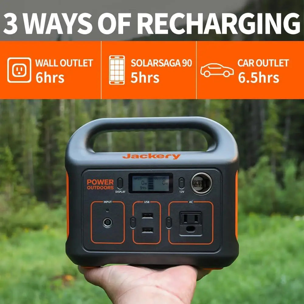 Portable Power Station 290, 290Wh Backup Lithium Battery, 110V/200W e Sine Wave AC Outlet, r Generator (r Panel Not Included) or