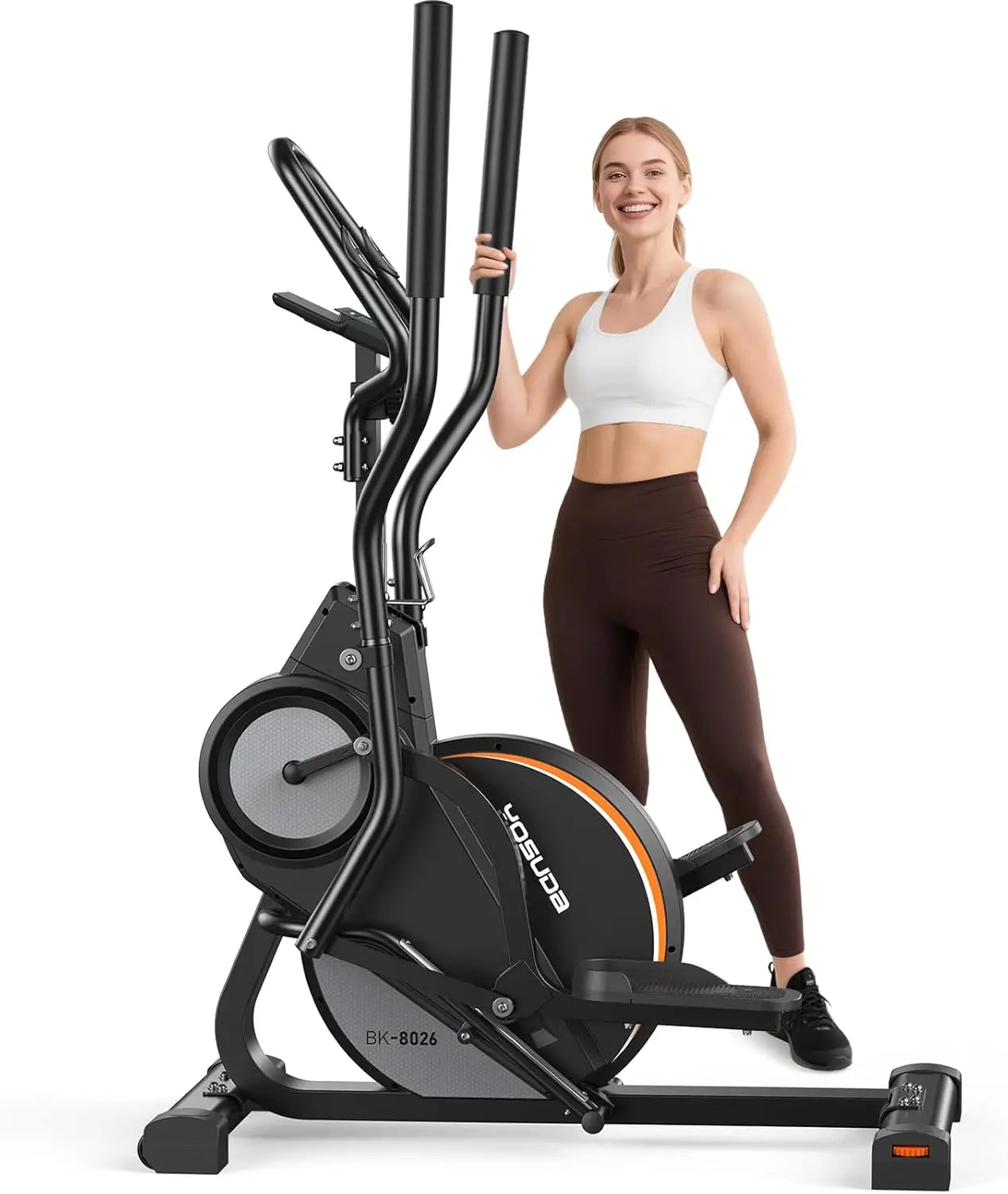 YOSUDA Elliptical Exercise Machine,3-in-1 (Elliptical+Cardio Climber+Stair Stepper) Elliptical Machine for Home,Quiet Magnetic