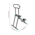 Foldable Adjustable Height Stair Stepper 300lbs Capacity Low Noise 20dB LCD Screen Home Gym Fitness Machine with Anti-Slip Pedal
