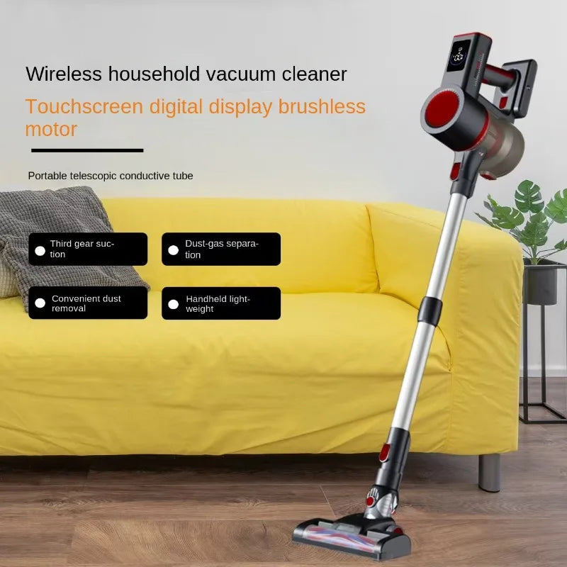 Cordless Handheld Vacuum Cleaner, Large Suction Rechargeable Vacuum, Wet Dry Suction & Mop 2-in-1 for Home Hard Floor Carpet Car