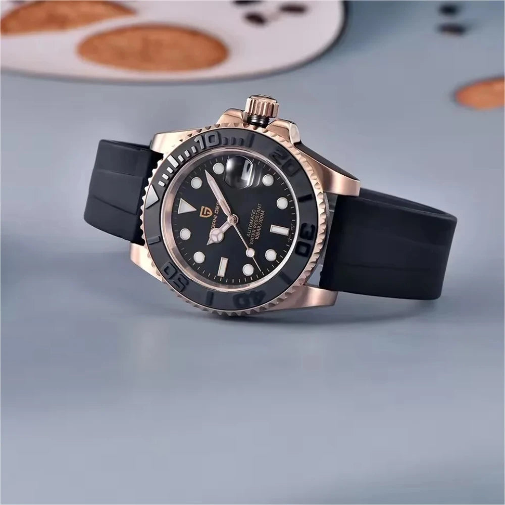 PAGANI DESIGN 40MM Diving Series Luxury Men Mechanical Watch Sapphire Glass Stainless steel waterproof Automatic Watches for men